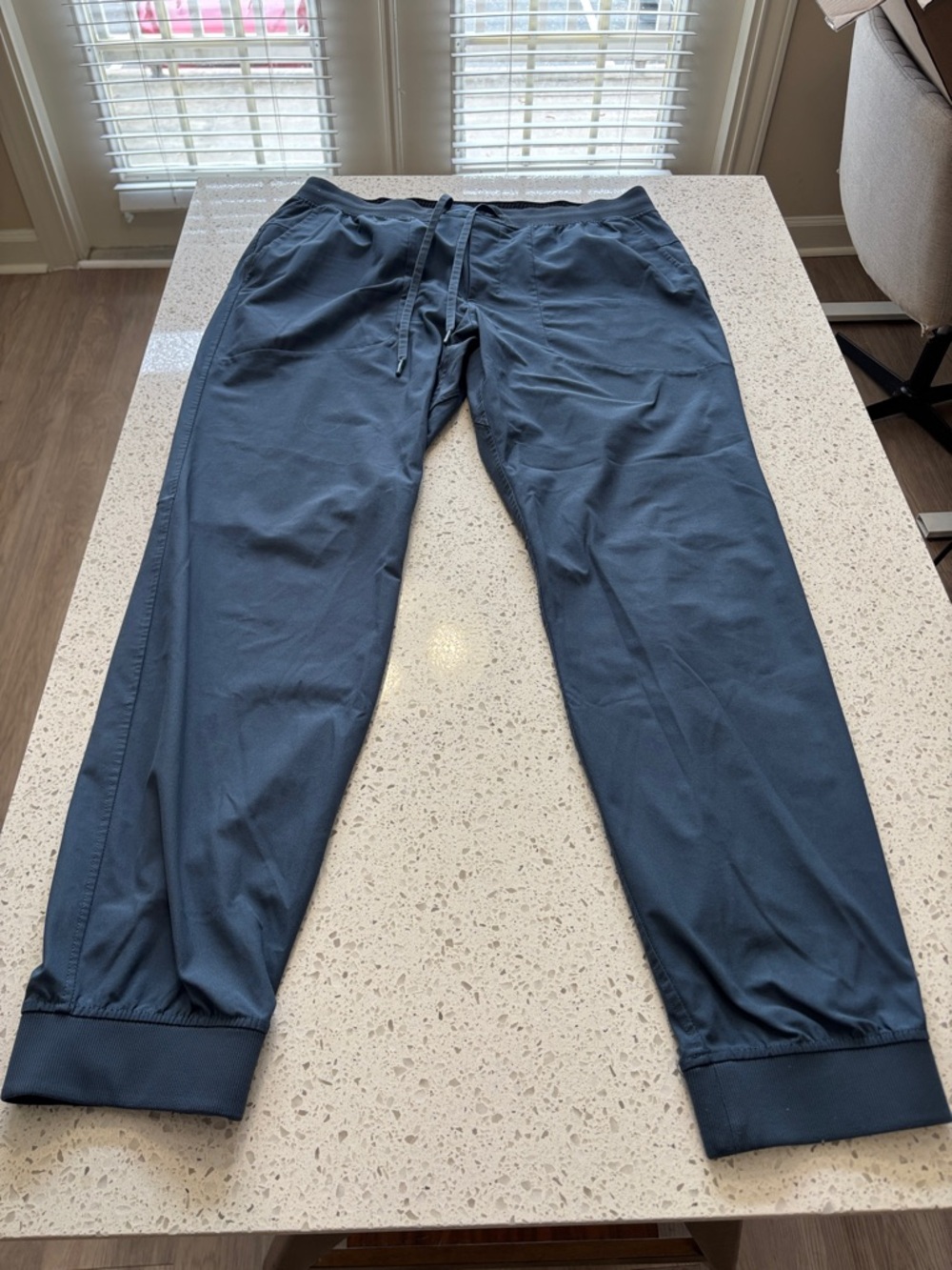 lululemon athletica Men's Slate Blue Drawstring Joggers